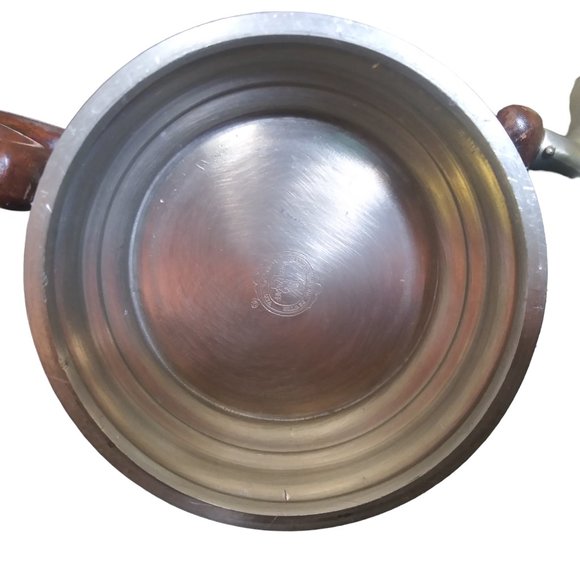 Vintage Pfaltzgraff Handcrafted Pewter Coffee/Tea Pot Made in the USA Lot of 2 - Picture 10 of 11